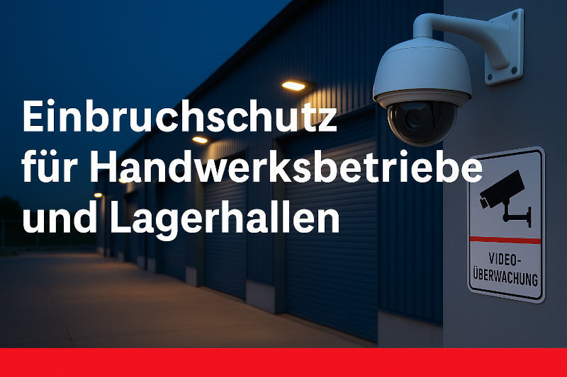 Einbruchschutz für Handwerksbetriebe und Lagerhallen